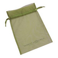 Printed Organza Mesh Pouches (6"x9")